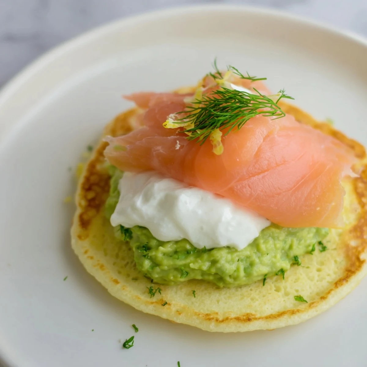 Quark Blinis mit Lachs