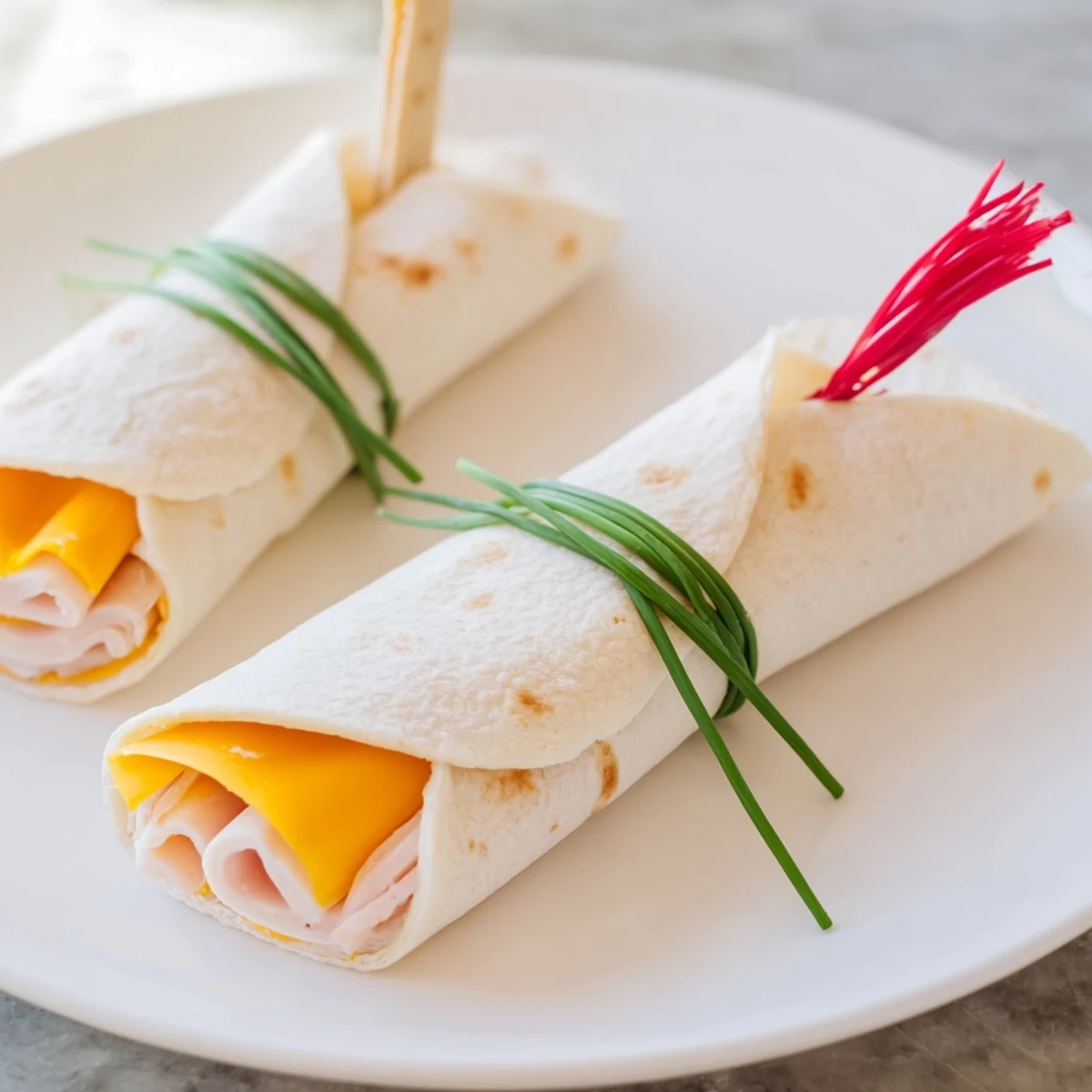 Delicious Graduation Cap Diploma Snack Wraps with detailed view of each element, perfect for a graduation celebration.