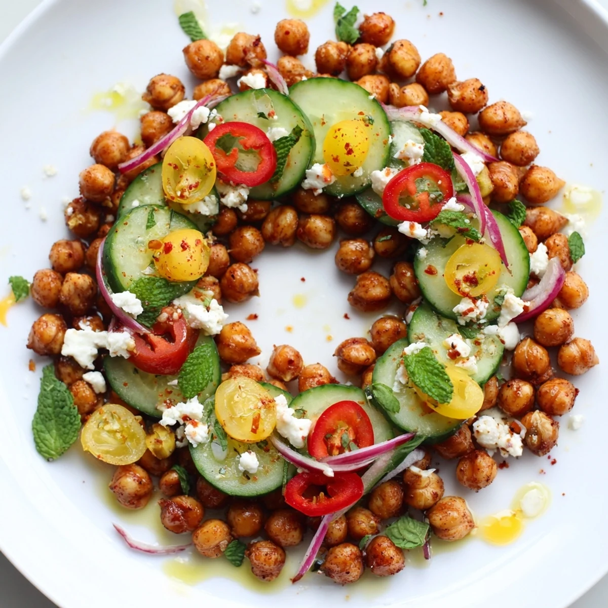 Here are the 3 ALT texts for the "Concentric Rings of Flavor" recipe: