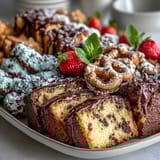 Kuchen Cookies Brownie Dessertplatte