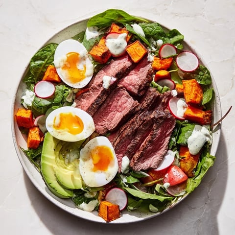 Here are the three ALT texts, crafted as requested for the High-Protein Beef Avocado Bowl: