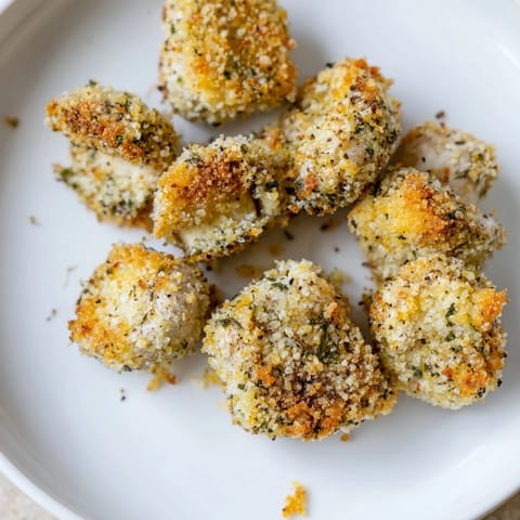 Ranch gewürzte knusprige Pilze