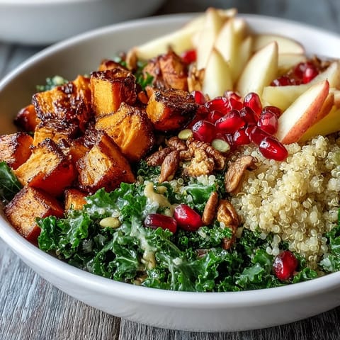 Grünkohl-Getreide-Schüssel mit Quinoa