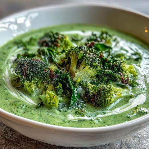 Cremige Brokkoli Cheddar Suppe