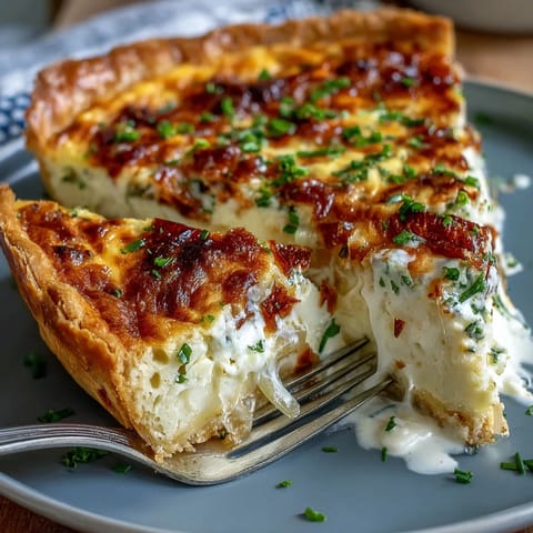 Spring Quiche Leeks Gruyere