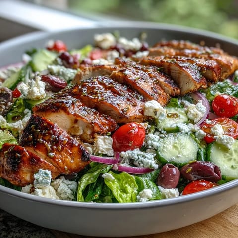 Greek Salad Bowl Grilled Chicken