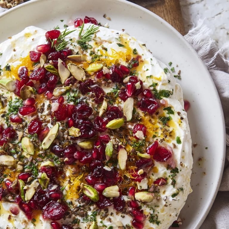 A beautiful Christmas Tree of rosemary cranberry cheese, perfect for a holiday appetizer spread.