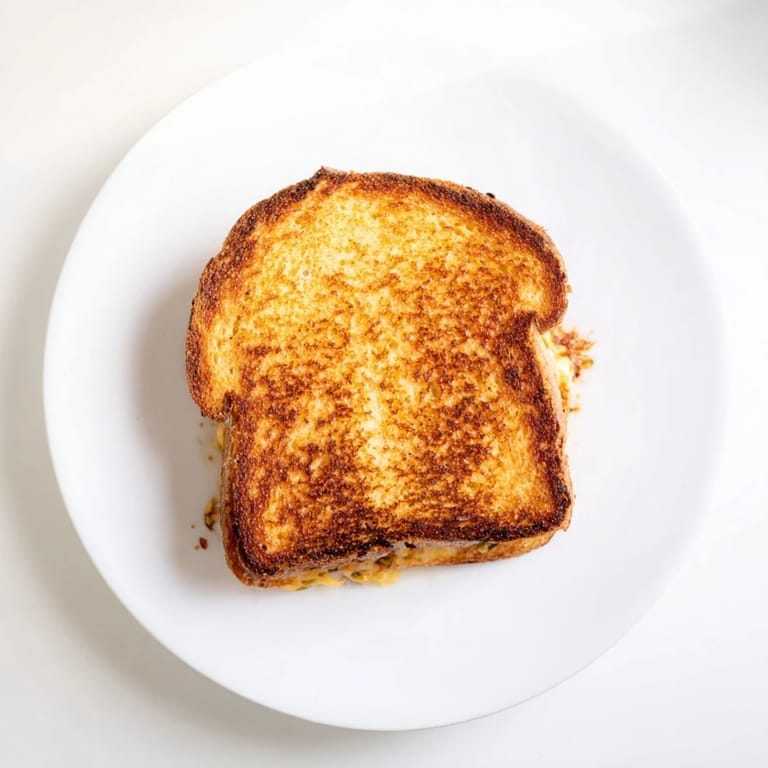 Close-up of Jalapeño Havarti Grilled Cheese, creamy Havarti oozing between crispy sourdough with fresh jalapeño slices.