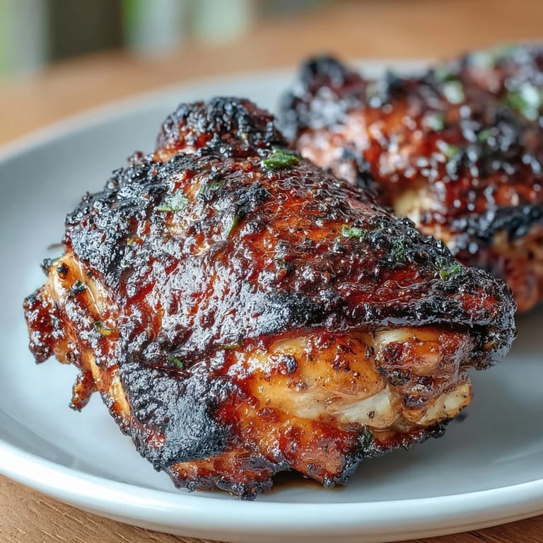 Saftiges Jerk-Hähnchen mit scharfer Marinade serviert auf cremigem Kokosreis und herzhaften Kidneybohnen.