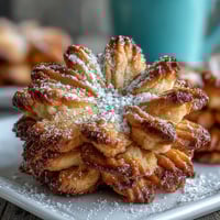 Zarte, buttrige Blütentörtchen mit goldgelben Rändern, perfekt für Frühlingsfeste und Nachmittagstee.