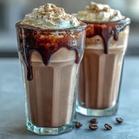 Köstlicher Vanille-Protein-Shake mit cremiger Konsistenz und natürlichem Vanillegeschmack, perfekt als erfrischender Snack oder Mahlzeitenersatz.