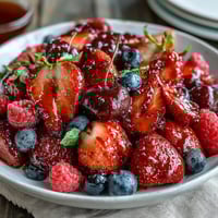 1. Spring Fruit Table Platter with Dipping Yogurt Sauce: Eine farbenfrohe Anordnung von frischen Früchten mit cremigem Joghurt-Dip – perfekt für Brunch oder Picknick.  